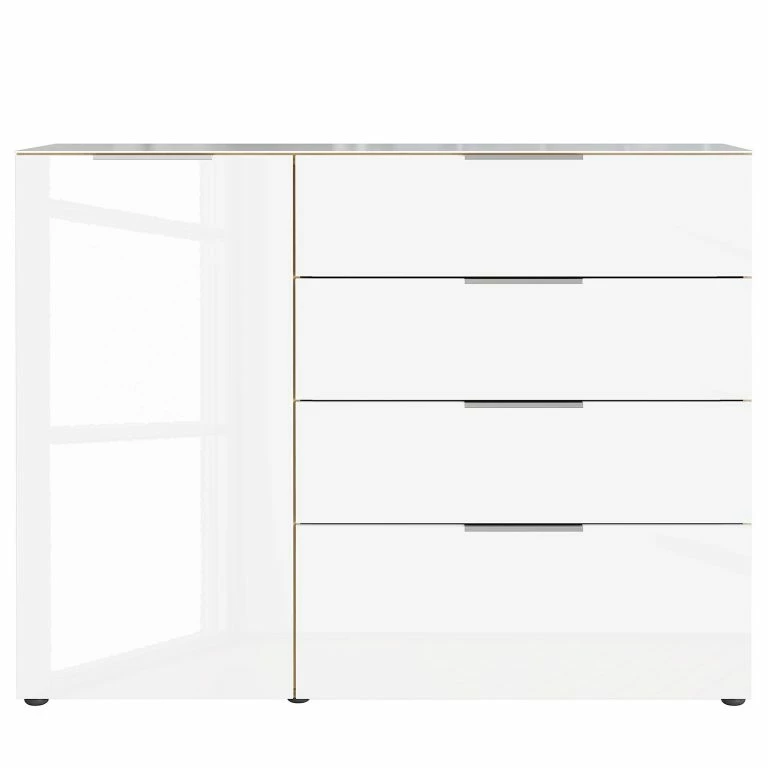 Loftscape Germania Buffet Oakland I – Blanc / Imitation Chêne De Navarre