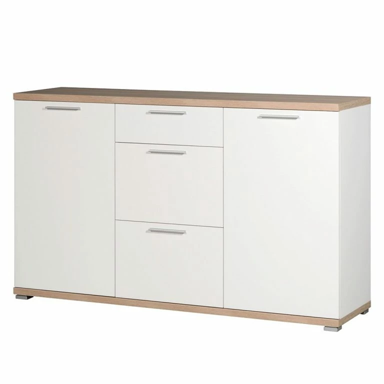 loftscape Germania Buffet Texture I – Imitation chêne Sonoma / Blanc
