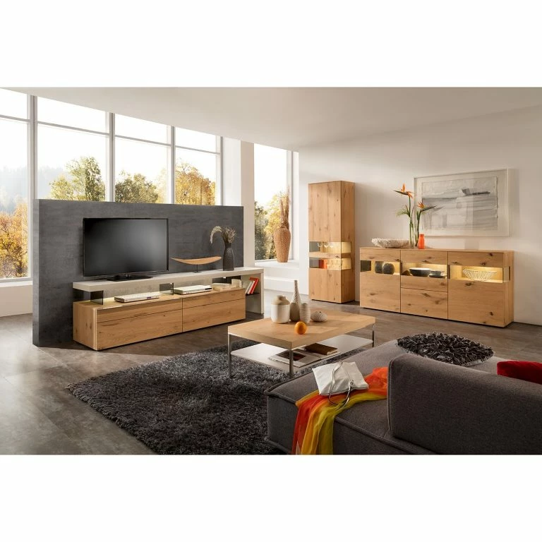 Loftscape GWINNER Buffet Anzio II – Planches De Chêne