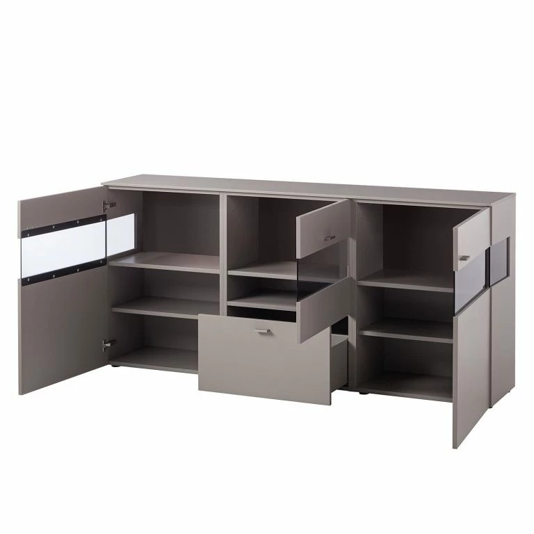 Loftscape GWINNER Buffet Anzio – Tourbe Mat – Avec éclairage