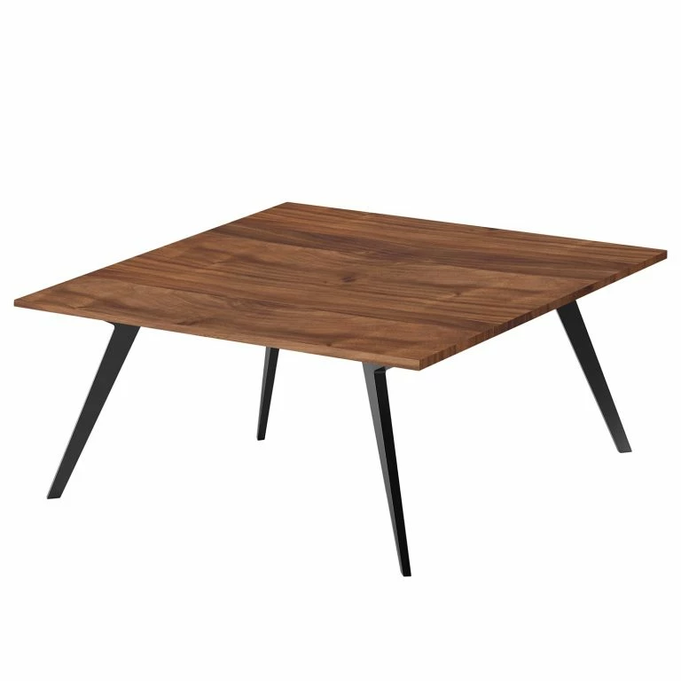 loftscape GWINNER Table basse Bellano I – Noyer – 85 x 85 cm