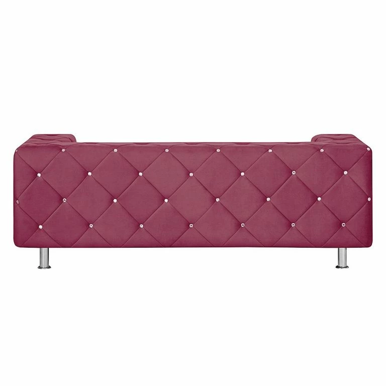 Loftscape Home Design Canapé Carlotta (2 Places) – Microfibre Bordeaux