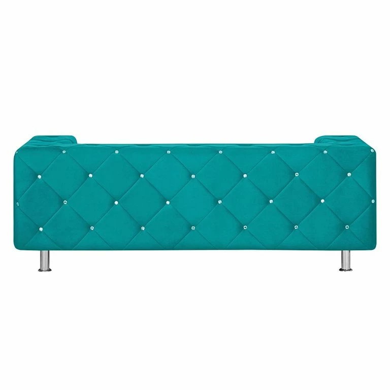 Loftscape Home Design Canapé Carlotta (2 Places) – Microfibre Turquoise