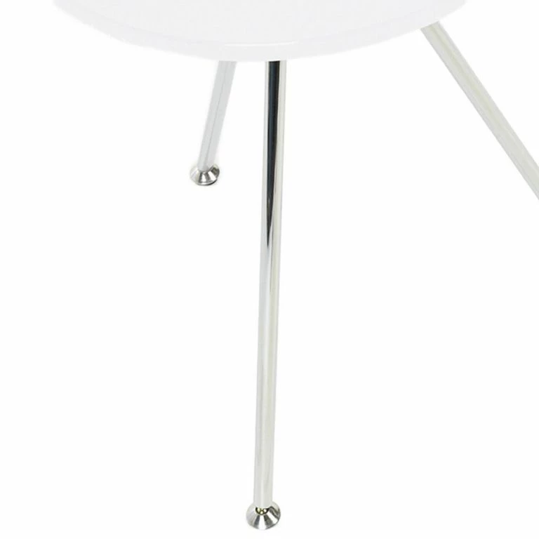 Loftscape Home Design Table D’appoint Queens – Acier Chromé