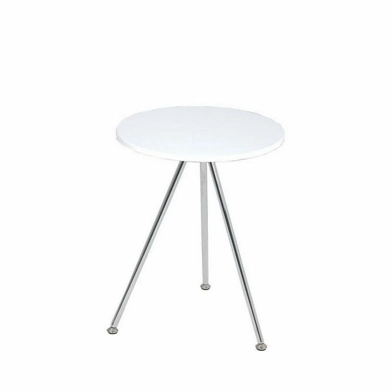 Loftscape Home Design Table D’appoint Queens – Acier Chromé