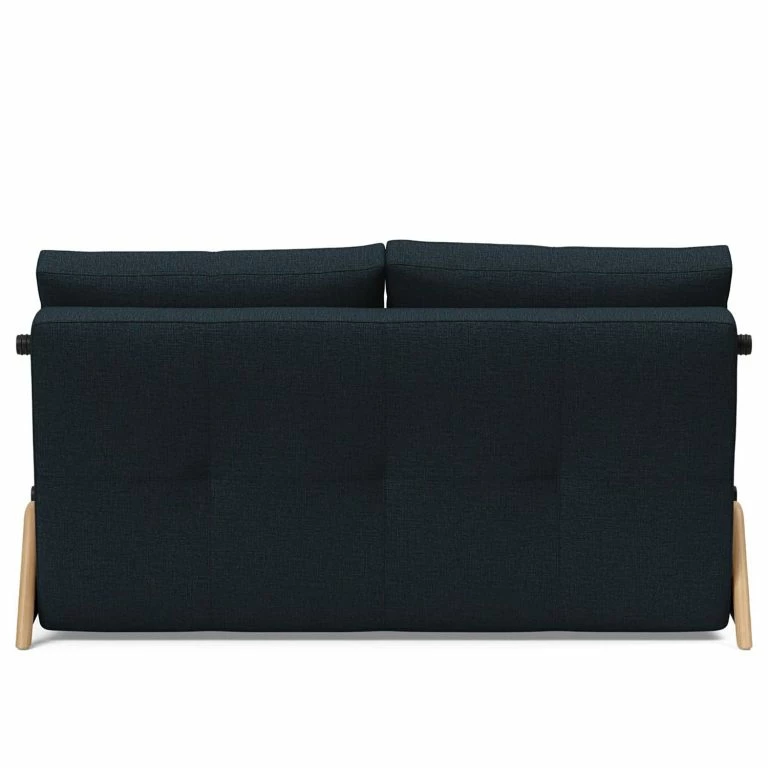 Loftscape Innovation Möbel Canapé Convertible Cubed – Tissu Mixed Dance : Blue – Largeur : 148 Cm – Chêne Clair