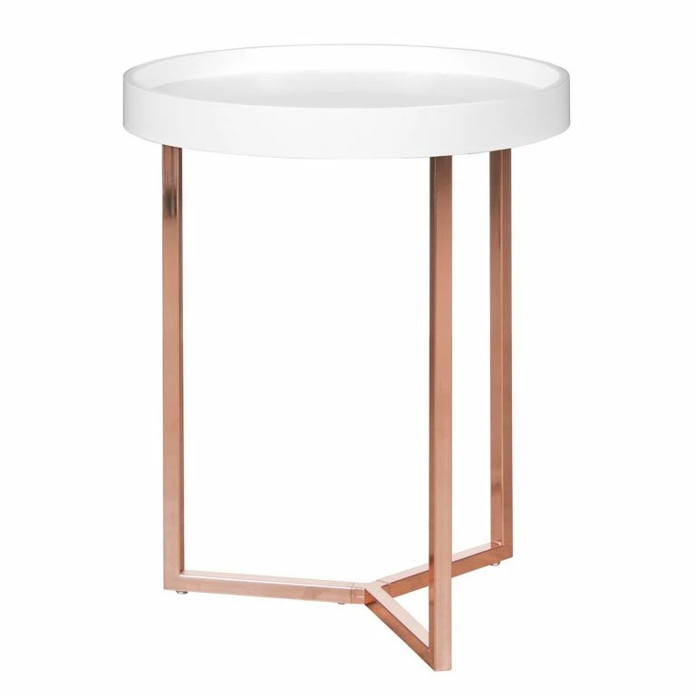 loftscape Jack & Alice Bout de canapé Brookford – Blanc