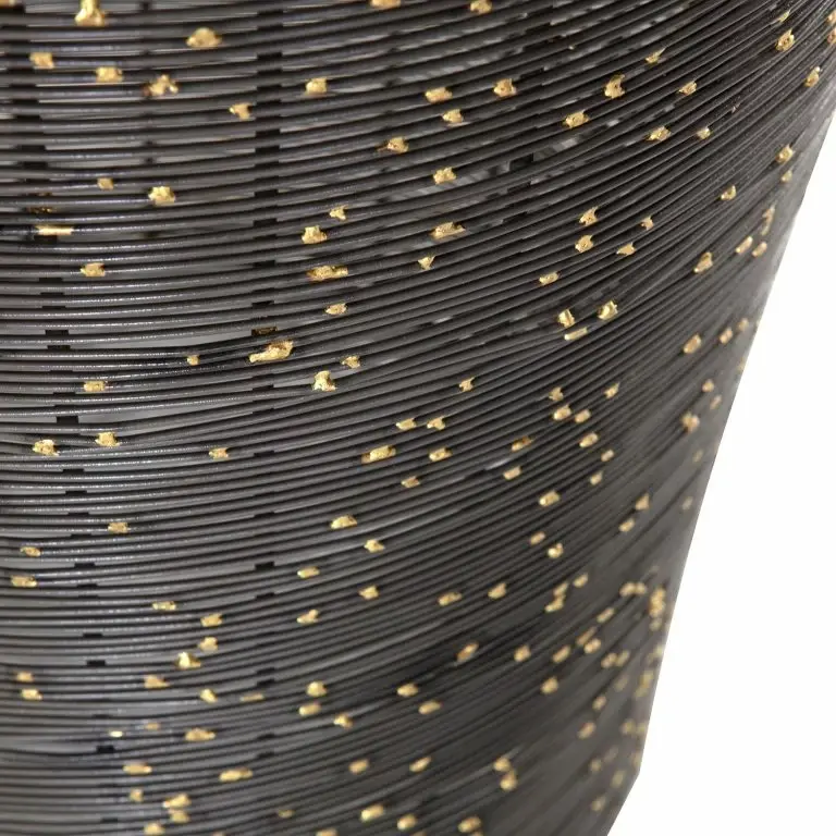 Loftscape Jack & Alice Bout De Canapé Crossett II – Aluminium / Fer / Laiton Vieilli / Noir