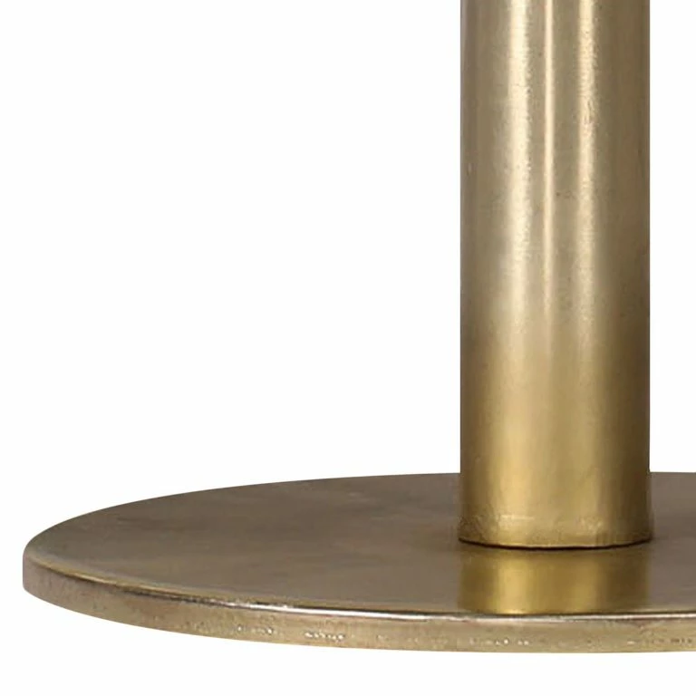 Loftscape Jack & Alice Bout De Canapé Kume – Marbre / Métal – Marbre Anthracite / Doré