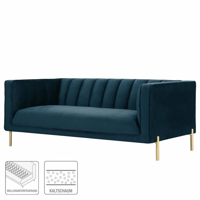 Loftscape Jack & Alice Canapé Borlo (3 Places) – Bleu Marine