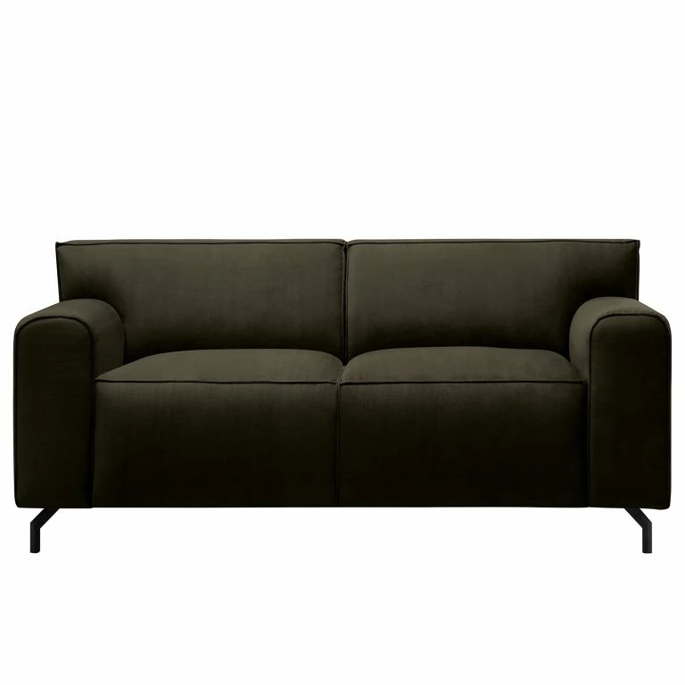 Loftscape Jack & Alice Canapé Bramming (2 Places) – Velours – Velours Juna: Marron Foncé