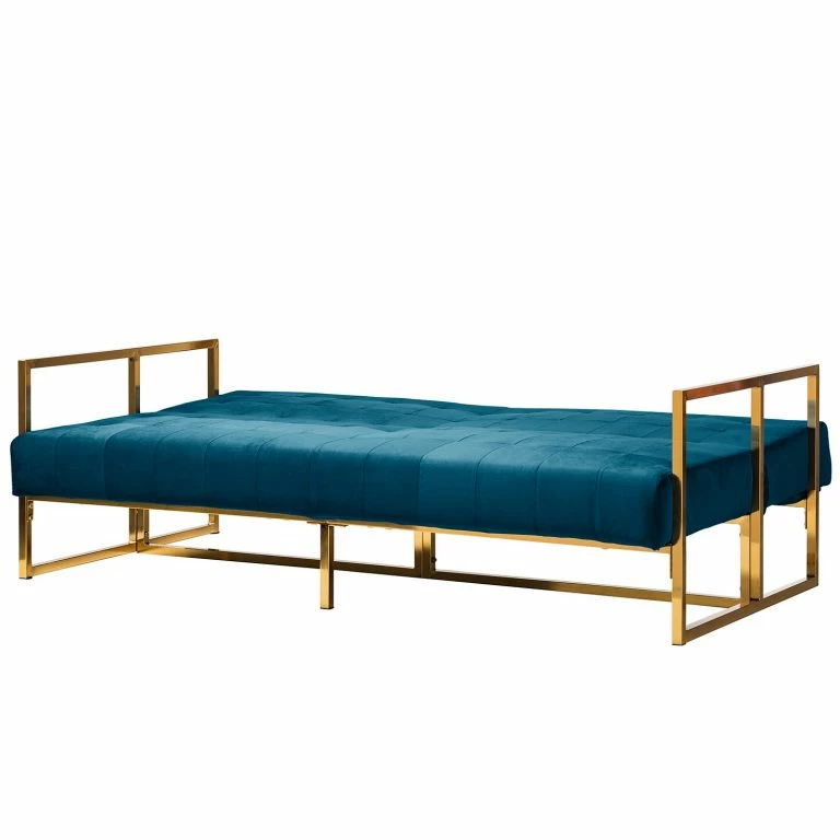 Loftscape Jack & Alice Canapé Convertible Cocora I – Velours – Bleu Marine