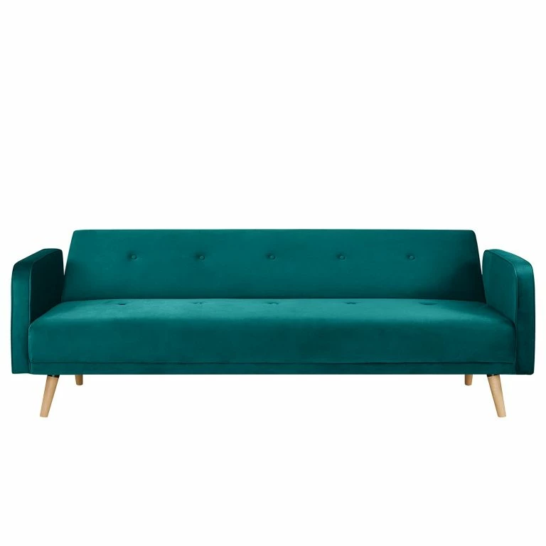 Loftscape Jack & Alice Canapé Convertible Daru IV – Velours – Turquoise