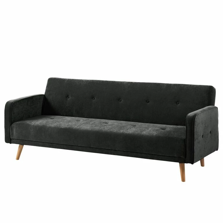 loftscape Jack & Alice Canapé convertible Daru – Velours – Velours Niks: Ardoise