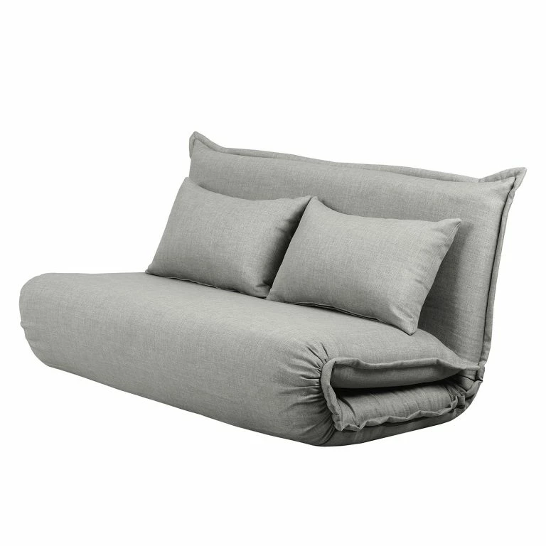 Loftscape Jack & Alice Canapé Convertible Jake – Tissu – Gris Clair