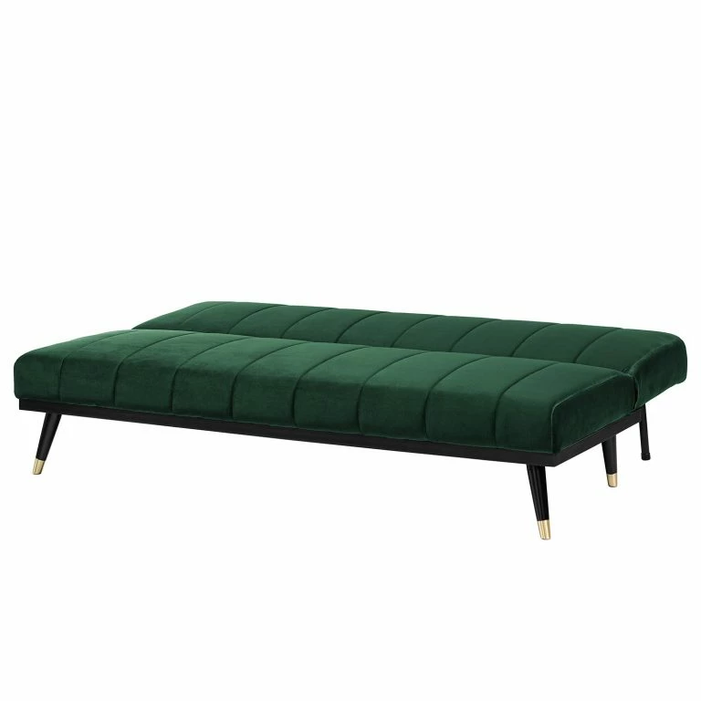 Loftscape Jack & Alice Canapé Convertible Lemming – Velours – Vert Foncé
