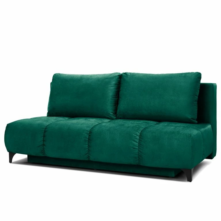 loftscape Jack & Alice Canapé convertible Red Oak – Velours – Velours Onoli: Vert vieilli