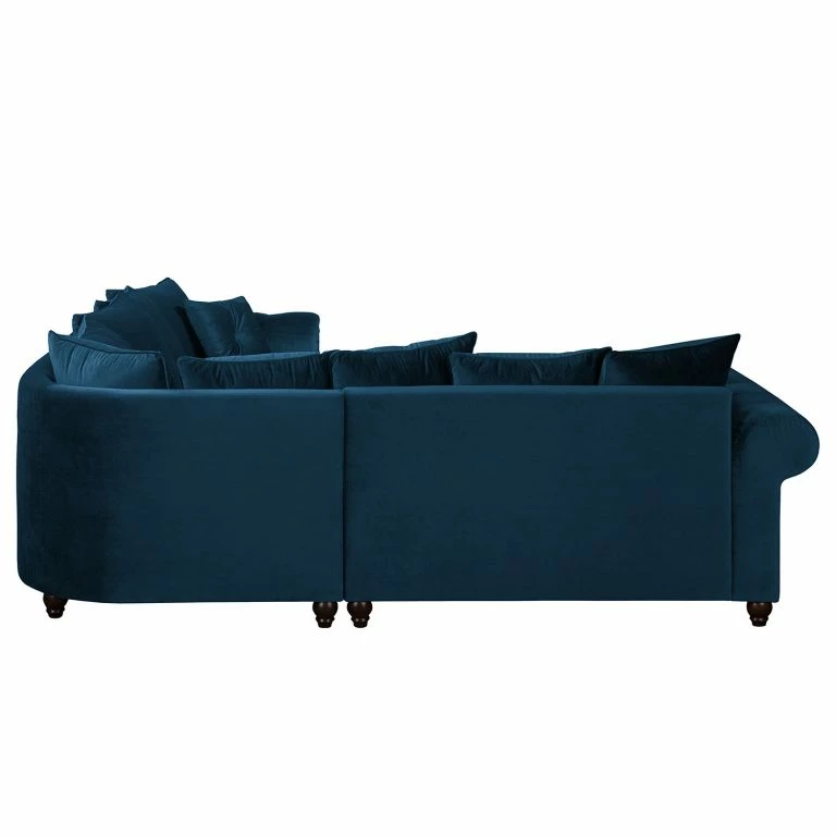 Loftscape Jack & Alice Canapé D’angle Solita – Velours – Bleu Foncé