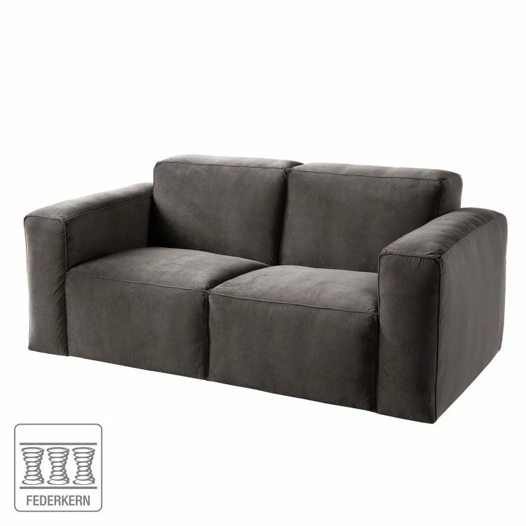 Loftscape Jack & Alice Canapé Greenwich (2 Places) – Marron Gris