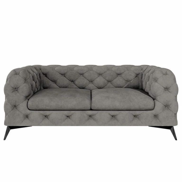 Loftscape Jack & Alice Canapé Laviva I (2 Places) – Velours Ravi: Taupe