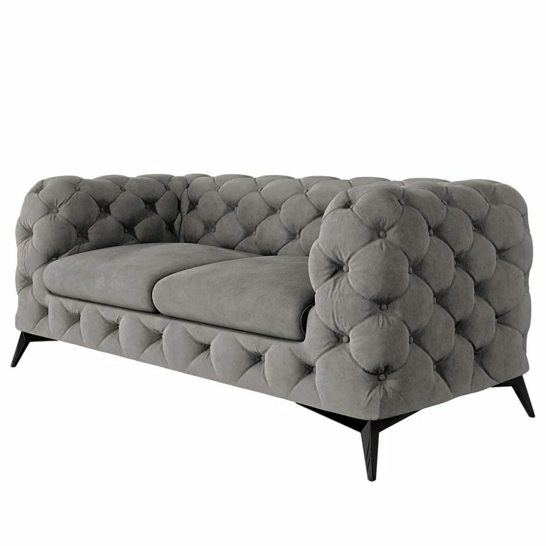 loftscape Jack & Alice Canapé Laviva I (2 places) – Velours Ravi: Taupe