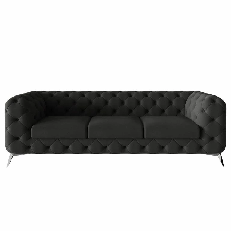 Loftscape Jack & Alice Canapé Laviva I (3 Places) – Microfibre Enza: Anthracite