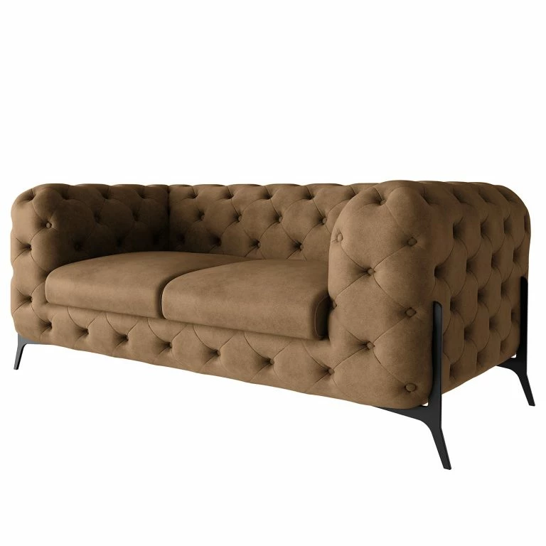 loftscape Jack & Alice Canapé Laviva II (2 places) – Microfibre Priya: Marron