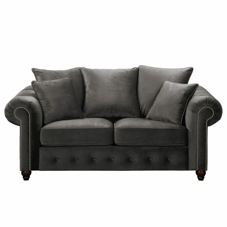 Loftscape Jack & Alice Canapé Solita (2 Places) – Velours – Gris