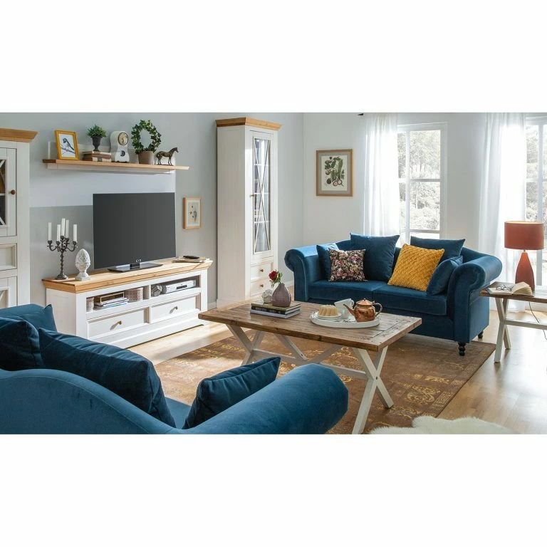 Loftscape Jack & Alice Canapé York (2 Places) – Bleu Pétrole