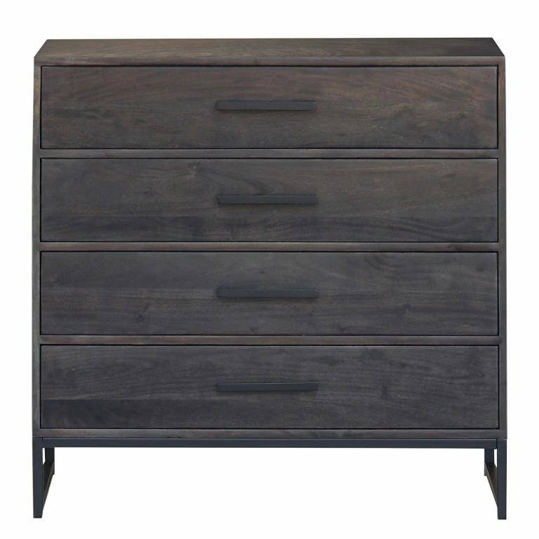 Loftscape Jack & Alice Commode Loga – Acacia Massif / Fer – Acacia Gris / Noir