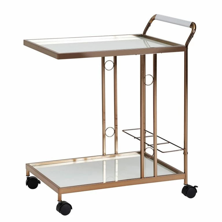 loftscape Jack & Alice Desserte Recess – Verre / Métal – Doré