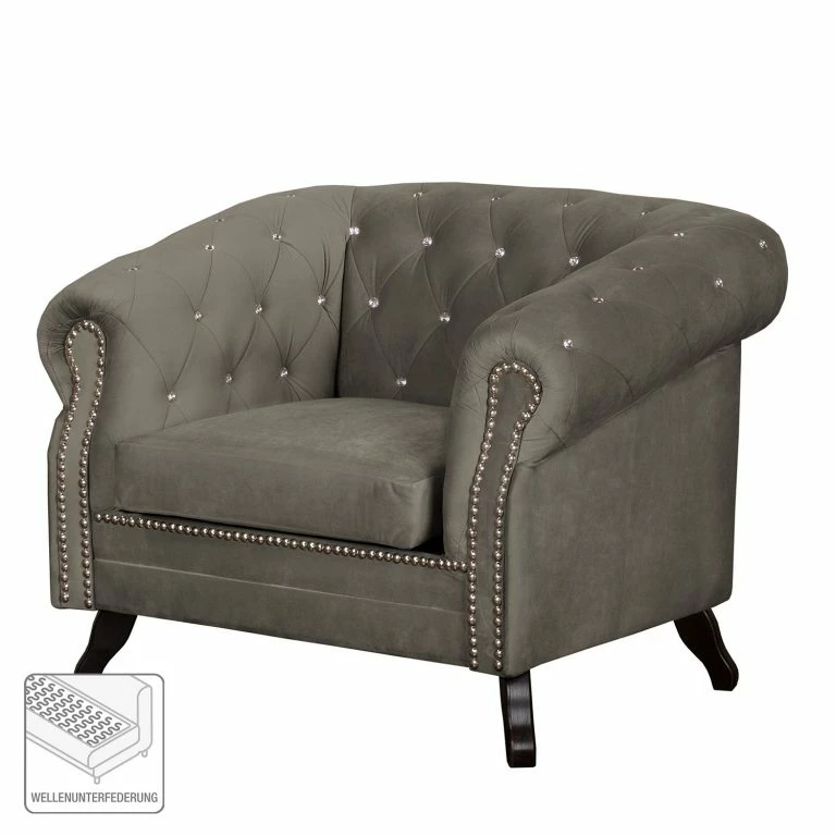 Loftscape Jack & Alice Fauteuil Benavente I – Gris Minéral