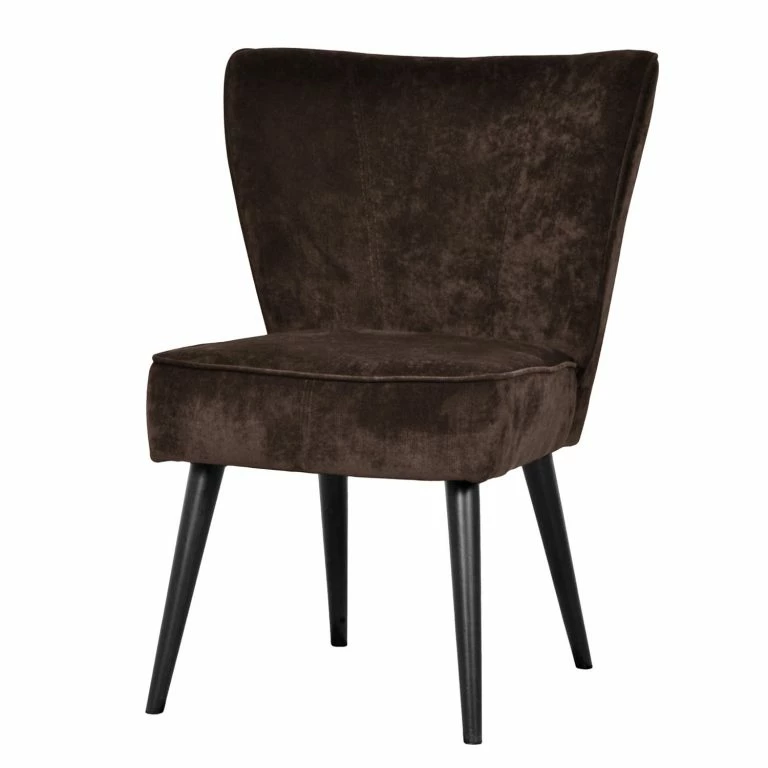loftscape Jack & Alice Fauteuil Cristalina II – Tissu – Noir