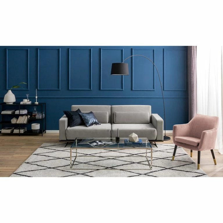 Loftscape Jack & Alice Fauteuil Nicholas – Velours – Lavande