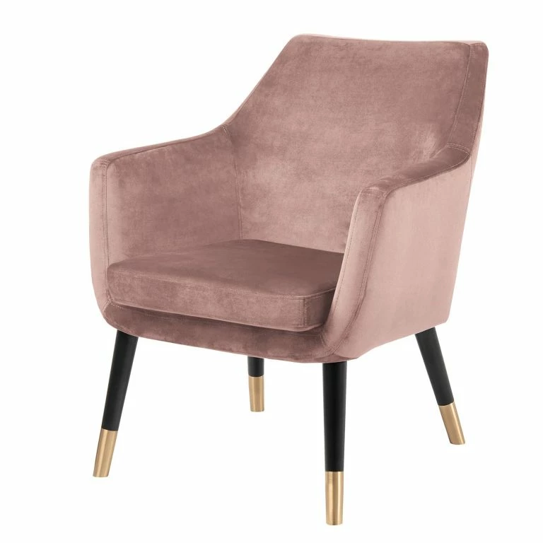 loftscape Jack & Alice Fauteuil Nicholas – Velours – Lavande