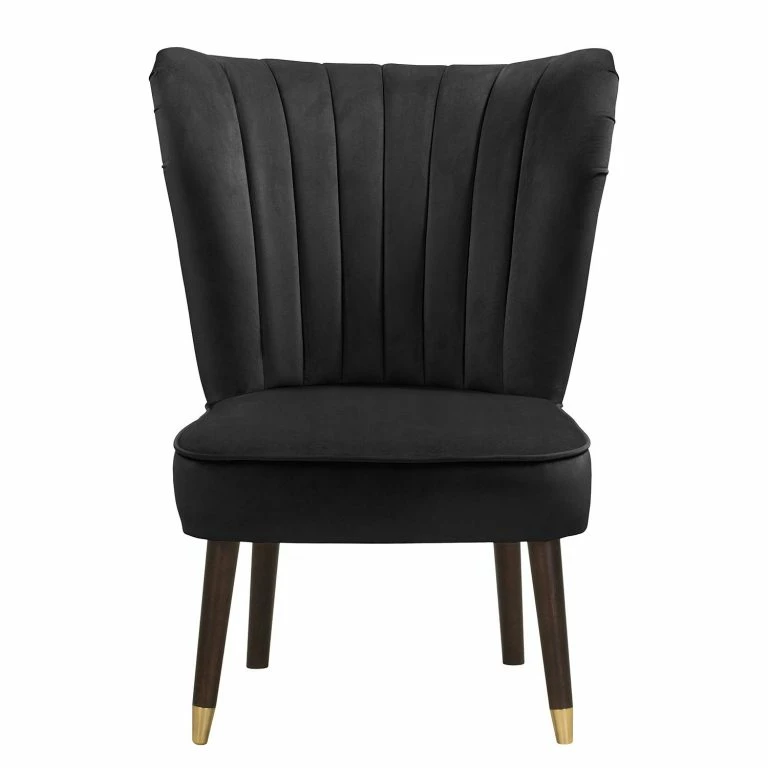 Loftscape Jack & Alice Fauteuil Sunlands – Velours – Noir