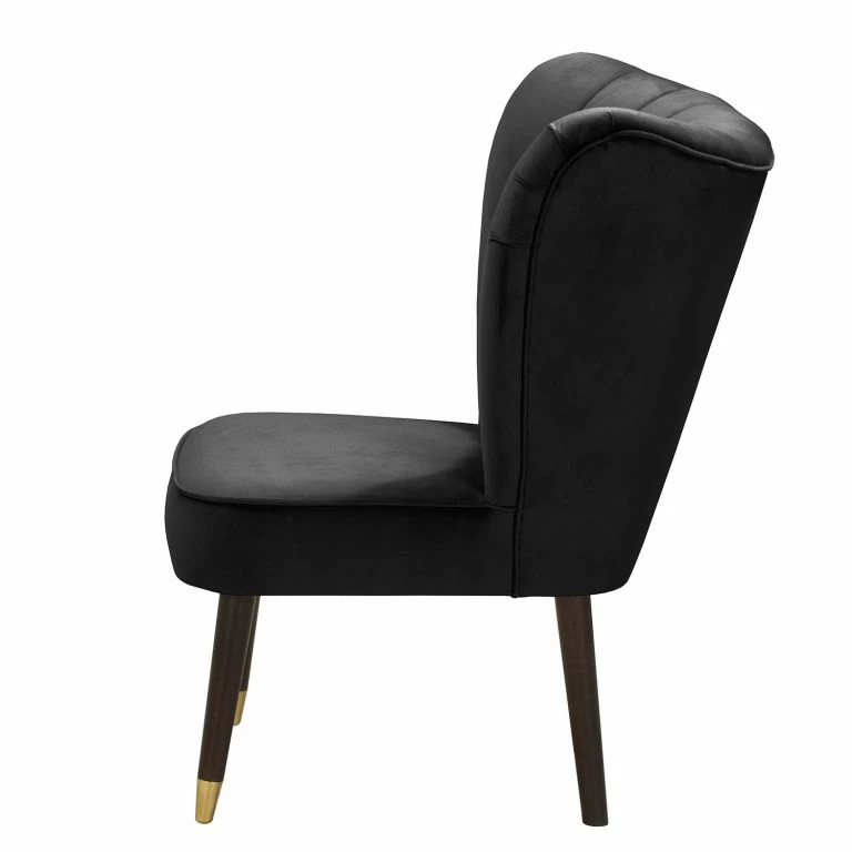 Loftscape Jack & Alice Fauteuil Sunlands – Velours – Noir