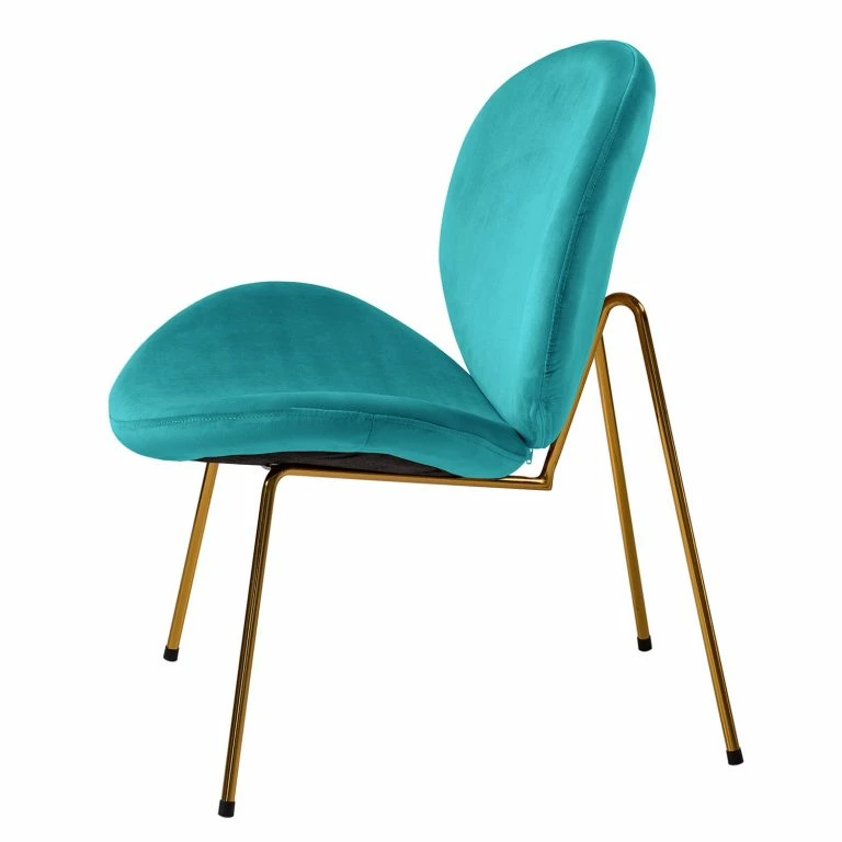 Loftscape Jack & Alice Fauteuil Zadar I – Velours – Turquoise