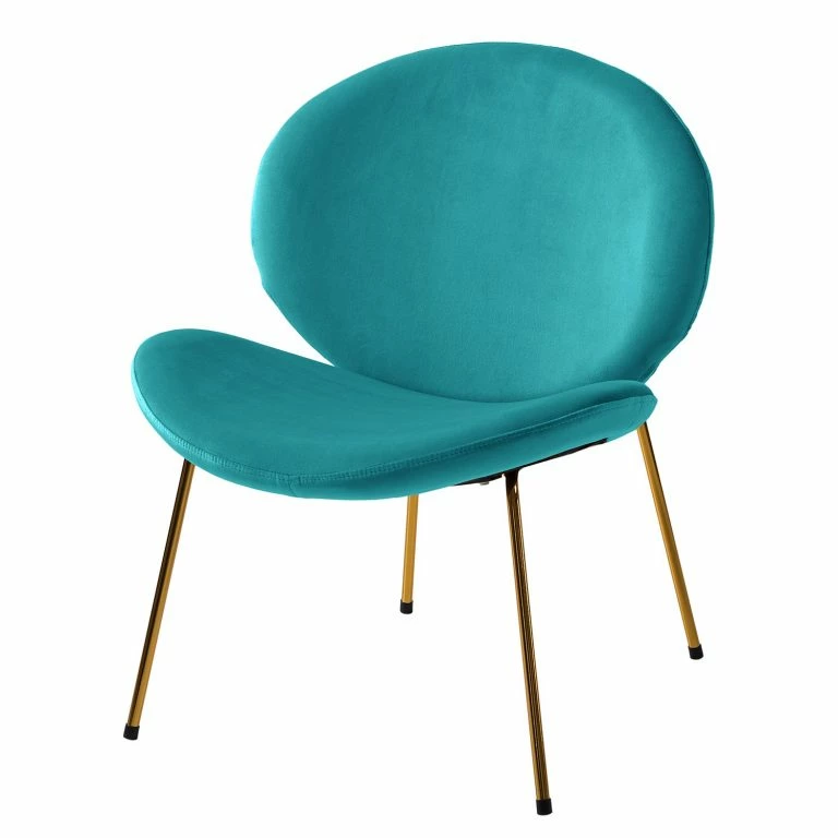 loftscape Jack & Alice Fauteuil Zadar I – Velours – Turquoise