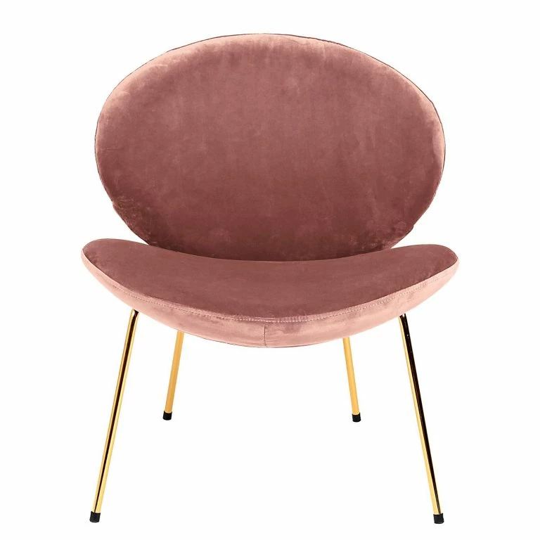 Loftscape Jack & Alice Fauteuil Zadar – Velours – Rose Vieilli