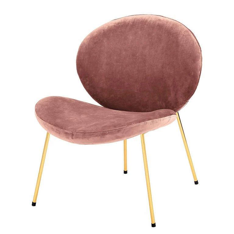 loftscape Jack & Alice Fauteuil Zadar – Velours – Rose vieilli