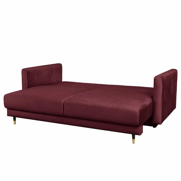 Loftscape Jack & Alice Grand Canapé Oakpark – Velours – Velours Onoli: Bordeaux