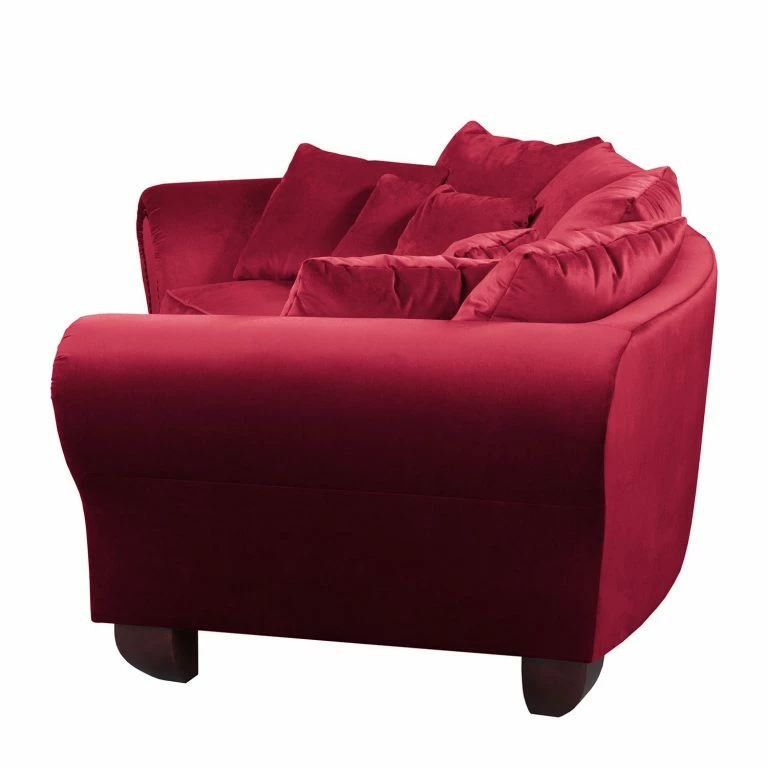 Loftscape Jack & Alice Grand Canapé Sells – Velours – Rouge