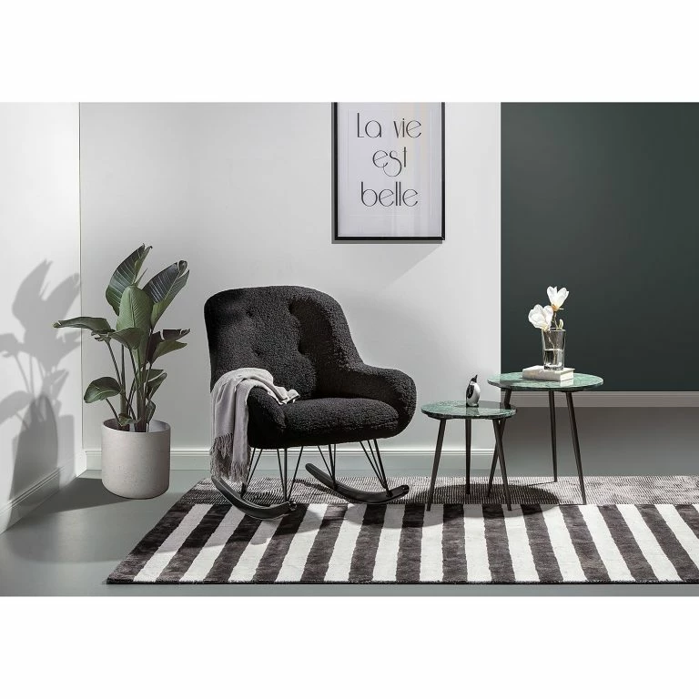 Loftscape Jack & Alice Tables Gigognes Marbollo III (2 élém.) – Marbre / Métal – Vert / Doré