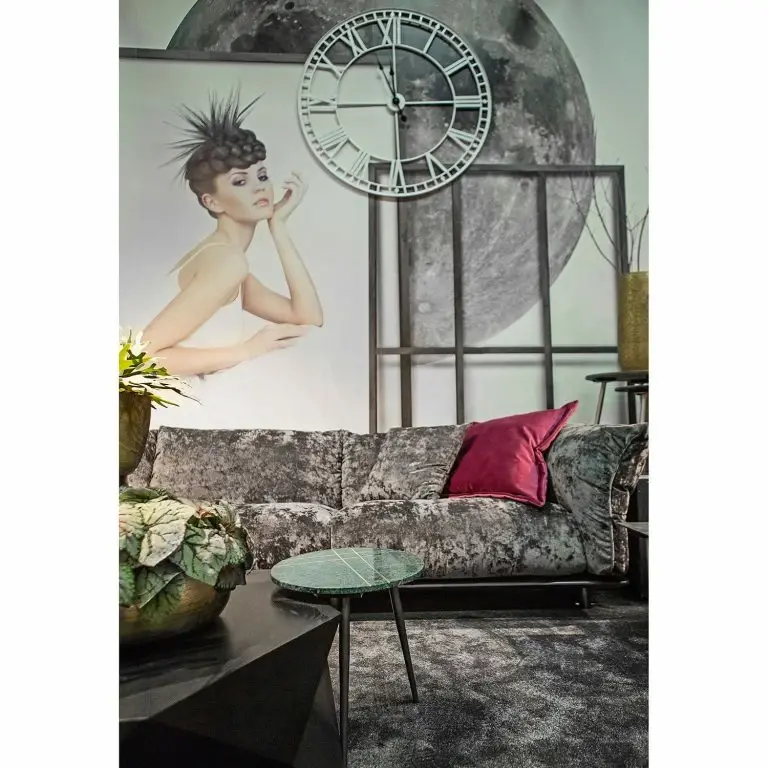 Loftscape Jack & Alice Tables Gigognes Marbollo III (2 élém.) – Marbre / Métal – Vert / Doré