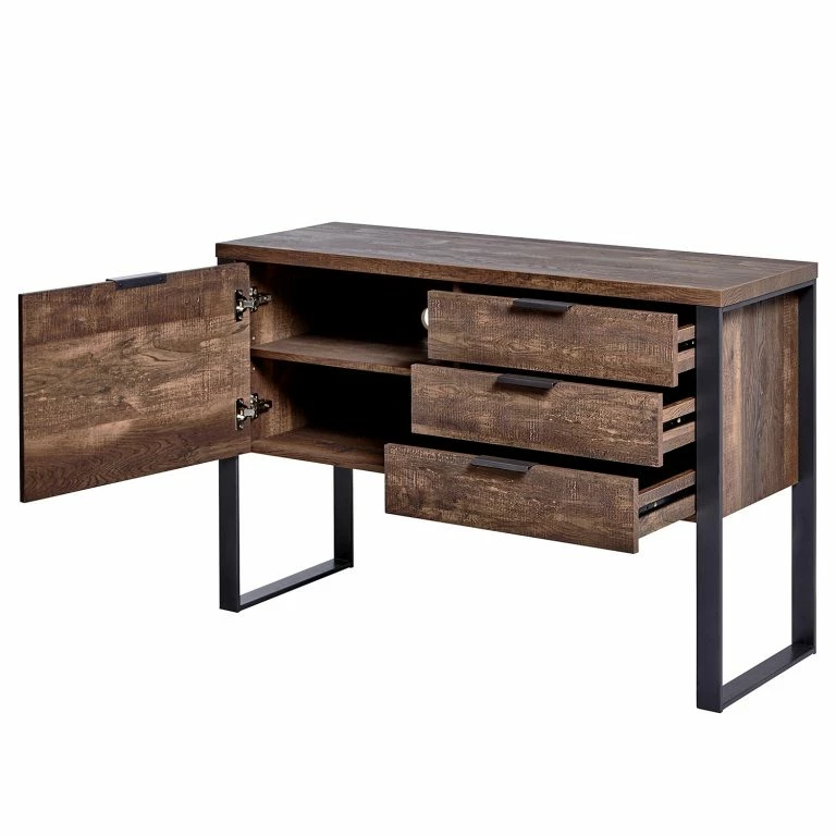 Loftscape Jahnke Buffet Loop – Imitation Chêne Rustique