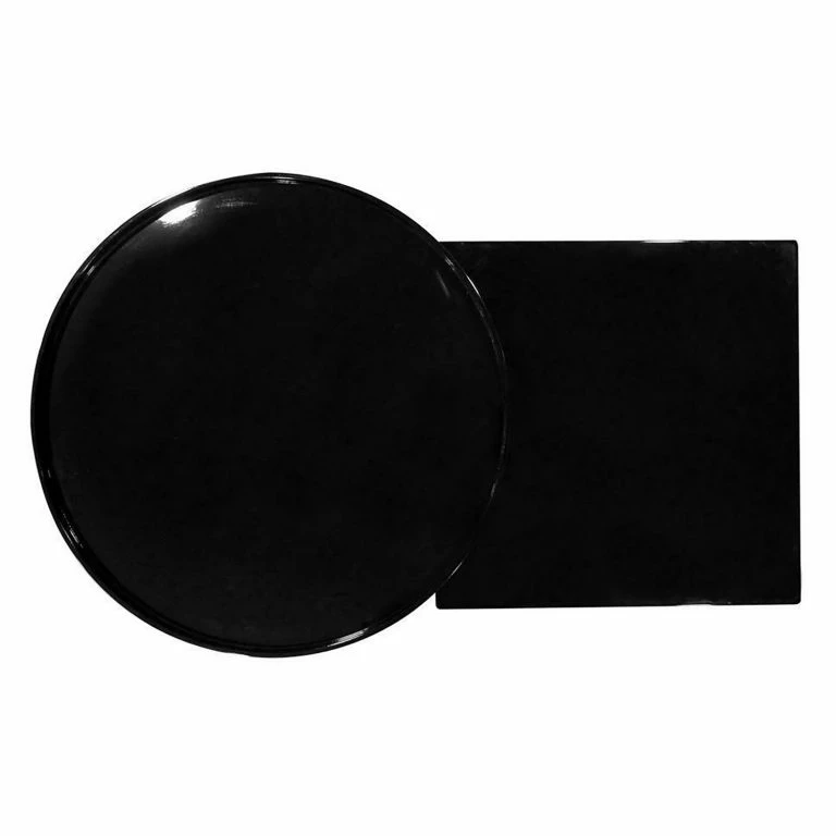 Loftscape Kayoom Bout De Canapé Butler II – Partiellement En Bambou Massif – Noir