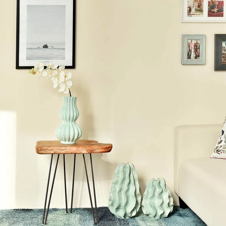 Loftscape Kayoom Bout De Canapé Woody I – Cèdre Massif / Métal – Naturel / Noir