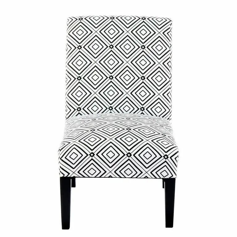 Loftscape Kayoom Chaises Capitonnées Indira III – Tissu / Hêtre Massif – Noir / Blanc