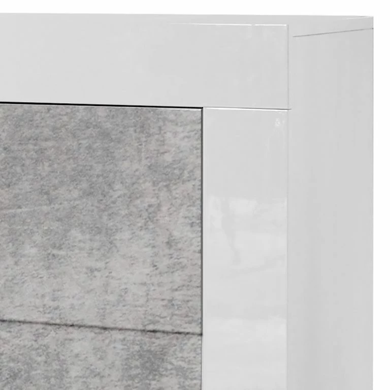 Loftscape LC Spa Buffet Easy I – Blanc Brillant / Imitation Béton